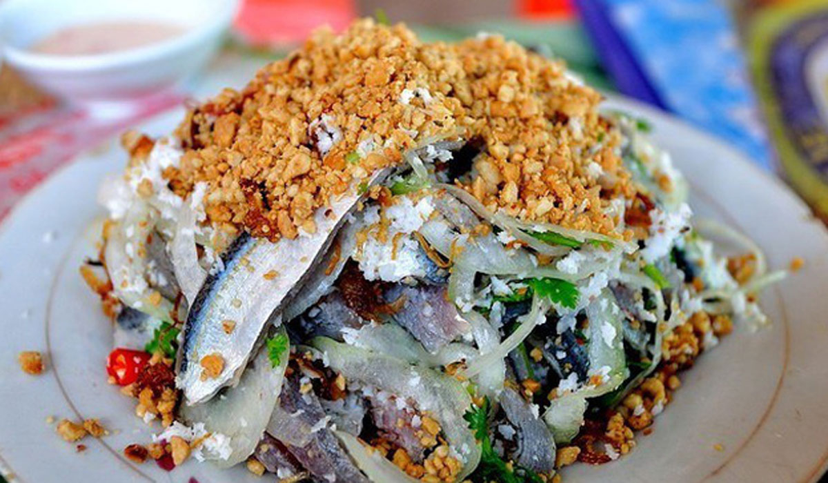 Gỏi cá trích 