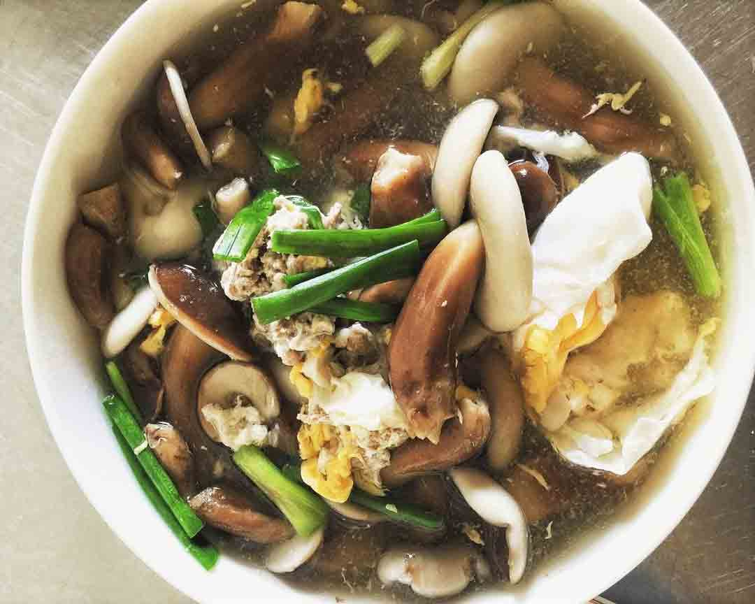 canh nấm tràm